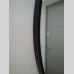 Дзеркало КОЛО в чорній рамі діаметром 80 см