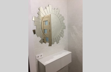 Дизайнерське дзеркало «Сонце» діаметр 100 см