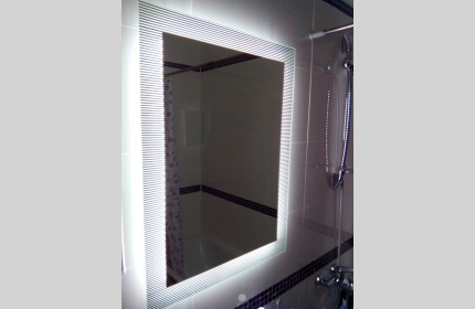 Зеркало «Полоски» со светодиодной подсветкой